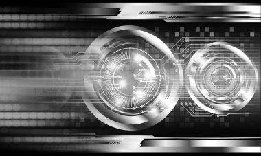 Siber devre gelecekteki teknoloji kavramı