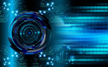 Siber devre gelecekteki teknoloji kavramı