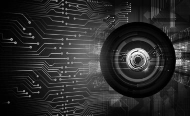 Siber devre gelecekteki teknoloji kavramı