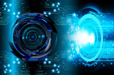 Siber devre gelecekteki teknoloji kavramı