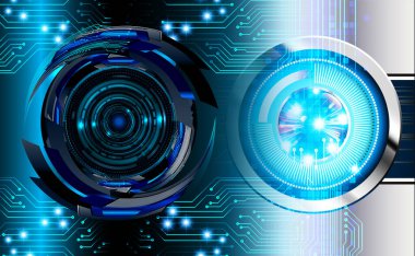 Siber devre gelecekteki teknoloji kavramı