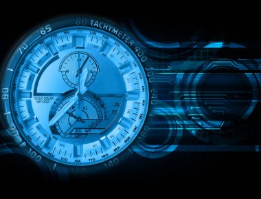 Siber devre gelecekteki teknoloji kavramı