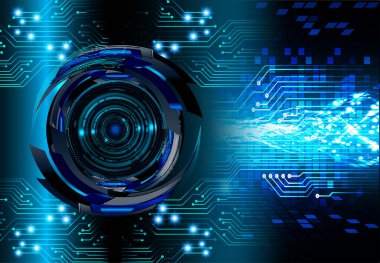 Siber devre gelecekteki teknoloji kavramı