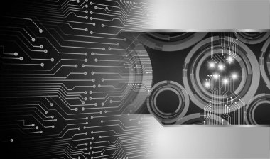 Siber devre gelecekteki teknoloji kavramı