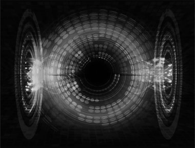 Siber devre gelecekteki teknoloji kavramı