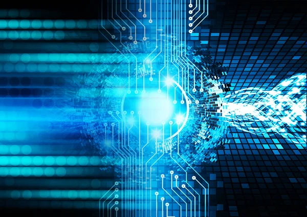 Cyber Schaltung Zukunft Technologie Konzept Hintergrund — Stockfoto