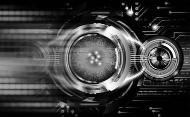 Siber devre gelecekteki teknoloji kavramı