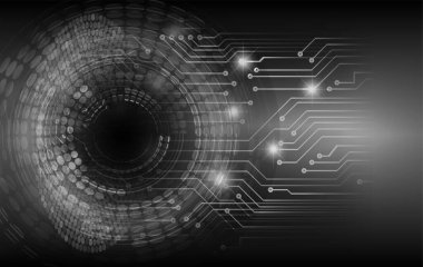 Siber devre gelecekteki teknoloji kavramı