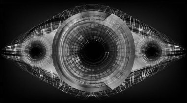 Siber devre gelecekteki teknoloji kavramı