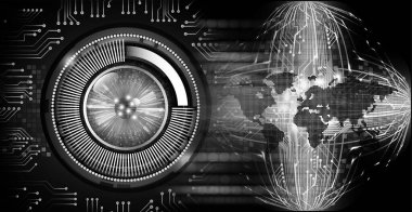 Siber devre gelecekteki teknoloji kavramı