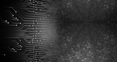 Siber devre gelecekteki teknoloji kavramı