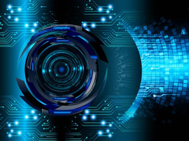 Siber devre gelecekteki teknoloji kavramı