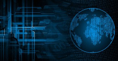 Siber devre gelecekteki teknoloji kavramı