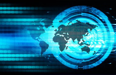 Siber devre gelecekteki teknoloji kavramı