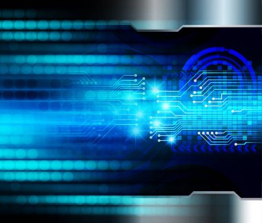 Siber devre gelecekteki teknoloji kavramı