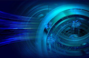 Siber devre gelecekteki teknoloji kavramı