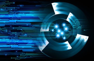 Siber devre gelecekteki teknoloji kavramı