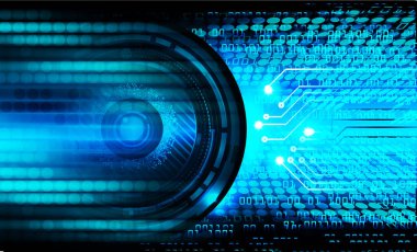 Siber devre gelecekteki teknoloji kavramı