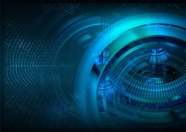 Siber devre gelecekteki teknoloji kavramı