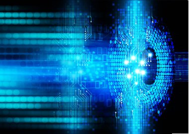 Siber devre gelecekteki teknoloji kavramı