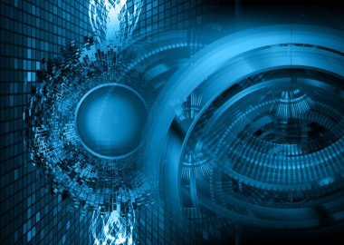 Siber devre gelecekteki teknoloji kavramı