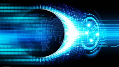 Siber devre gelecekteki teknoloji kavramı