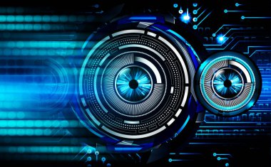 Siber devre gelecekteki teknoloji kavramı