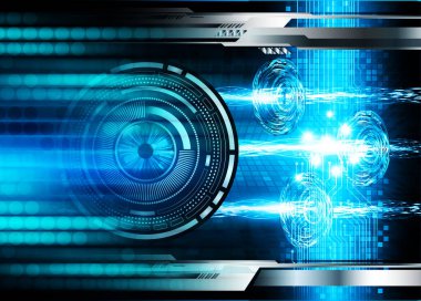 Siber devre gelecekteki teknoloji kavramı