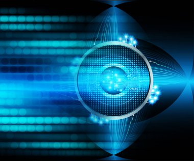 Siber devre gelecekteki teknoloji kavramı