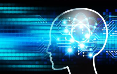 Siber devre gelecekteki teknoloji kavramı