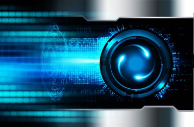 Siber devre gelecekteki teknoloji kavramı