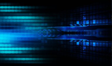 Siber devre gelecekteki teknoloji kavramı