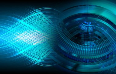 Siber devre gelecekteki teknoloji kavramı