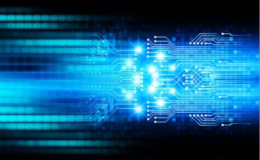 Siber devre gelecekteki teknoloji kavramı