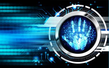 Siber devre gelecekteki teknoloji kavramı