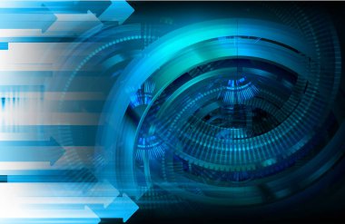 Siber devre gelecekteki teknoloji kavramı