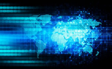 Siber devre gelecekteki teknoloji kavramı