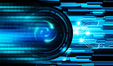 Siber devre gelecekteki teknoloji kavramı