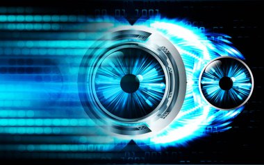 Siber devre gelecekteki teknoloji kavramı