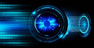 Siber devre gelecekteki teknoloji kavramı