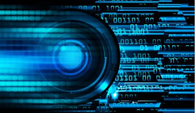 Siber devre gelecekteki teknoloji kavramı