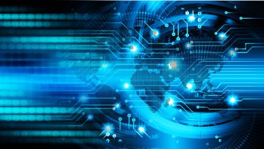 Siber devre gelecekteki teknoloji kavramı