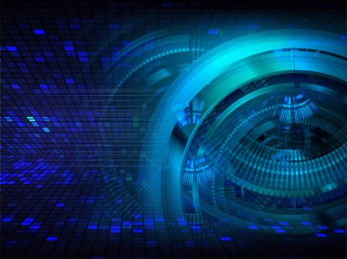 Siber devre gelecekteki teknoloji kavramı