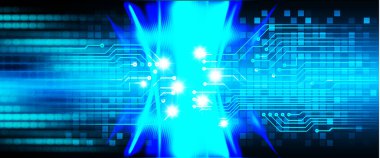 Siber devre gelecekteki teknoloji kavramı