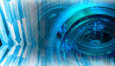 Siber devre gelecekteki teknoloji kavramı