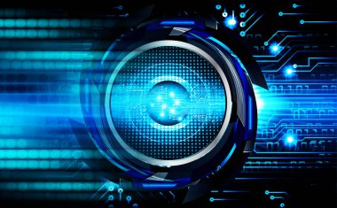 Siber devre gelecekteki teknoloji kavramı