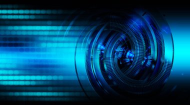 Siber devre gelecekteki teknoloji kavramı