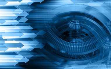 Siber devre gelecekteki teknoloji kavramı