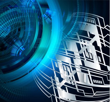 Siber devre gelecekteki teknoloji kavramı