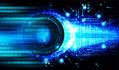 Siber devre gelecekteki teknoloji kavramı